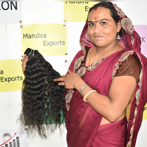 100% Vierge Vietnamien Extensions De Cheveux Humains Brut Non Transformé Double Trame Ondulé Vendeurs Temple Lâche Profonde Naturel Vague Style Bande - Product Image 6