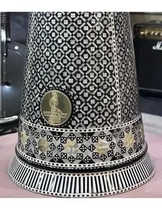 Gawharet El Fan 23cm Sombaty Darbuka Doumbek - Tambor con Incrustaciones de Mosaico de Diamantes y Madreperla - Product Image 6