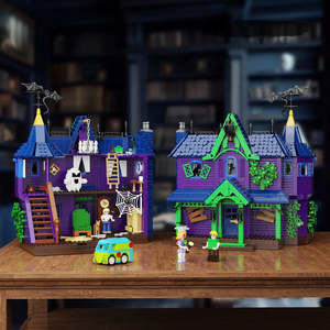 Ensemble de construction de la maison mystère de Scooby-Doo, jouet en plastique pour enfants, blocs de construction, ensembles de blocs, emballage - Product Image 6