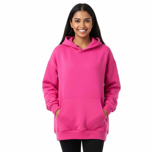 Sweat à capuche oversize en tricot pour femme, personnalisable en gros, manches longues, motif badge sur le devant, design parfait Alpha Phi Alpha - Product Image 2