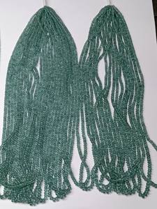 Cuentas de Zafiro Azul Natural de 3 mm y 4,5 mm, Redondas y Lisas, de Alta Calidad, Certificadas por Terceros, para la Elaboración de Joyas Atractivas - Product Image 4