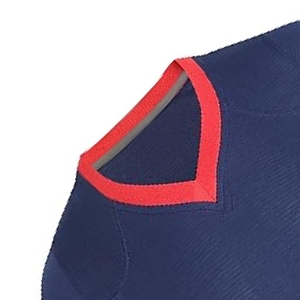 Maillot de football américain en jersey mesh bleu marine, haute qualité, sur mesure. - Product Image 5