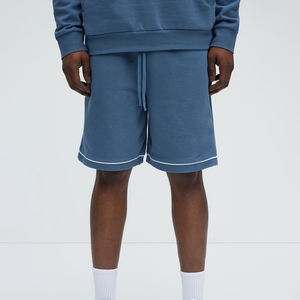 Novedad de verano, pantalones cortos informales de color sólido para hombre, ropa deportiva recta suelta de cintura media, pantalones cortos de entrenamiento para correr, gimnasio, Fitness para hombre - Product Image 1