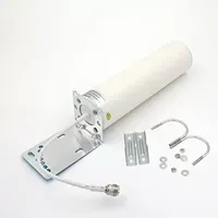 Antenne omnidirectionnelle extérieure cylindrique 12 dBi pour connecteur RF, 698-2700 MHz, polarisation verticale, pour routeur cellulaire