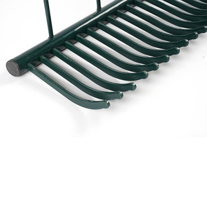 Râteau à feuilles en acier à haute teneur en carbone à 32 dents, râteau en acier, outil de jardinage, râteau pour pelouse - Product Image 5