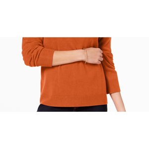 เสื้อสเวตเตอร์คอเต่าสีน้ำตาลไซส์ X-Large สำหรับผู้หญิง ยี่ห้อ Karen Scott เนื้อผ้าถัก ระบายอากาศได้ดี คุณภาพสูง สไตล์ลำลอง สำหรับฤดูใบไม้ร่วง/ฤดูหนาว แฟชั่น - Product Image 3