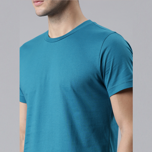 เสื้อยืดคอกลมผู้ชายทรงปกติ ผ้าฝ้าย 100% รักษ์โลก น้ำหนัก 220 กรัม สินค้าใหม่จากบังกลาเทศ - Product Image 3