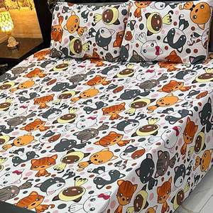 Colección Ssumaira Calidad Premium 100% Algodón puro Impreso Sábanas de calidad fina En embalaje Premium - Product Image 4