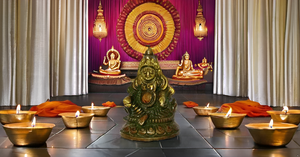 รูปปั้นทองเหลืองทำด้วยมือ/kuber maharaj สำหรับความสำเร็จและความมั่งคั่งของตกแต่งบ้านและสำนักงานหัตถกรรมโลหะ - Product Image 3