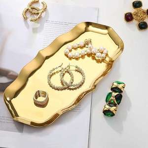 ถาดเครื่องประดับโลหะที่ทนทานเป็นมิตรกับสิ่งแวดล้อมพร้อมเคลือบป้องกันสนิมเหมาะสำหรับใช้งานได้ยาวนานในห้องนอนและห้องน้ำ - Product Image 3