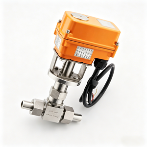 Válvula <span class=keywords><strong>de</strong></span> aguja eléctrica inteligente <span class=keywords><strong>de</strong></span> microcontrol <span class=keywords><strong>de</strong></span> caudal para oxígeno, gases medicinales y agua concentrada <span class=keywords><strong>de</strong></span> alta presión - Product Image 3