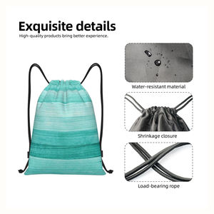 New Design Water Proof <b>Nylon</b> <b>Bag</b> Foldable <b>Nylon</b> <b>Bag</b> Drawstring Back Pack <b>Bag</b> for Men and Women - Product Image 3