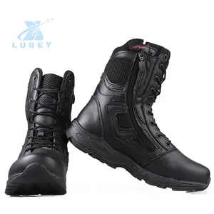 High Top 2024 new Anti-Slip Wear-resistant Tactical Training Boots for Men Outdoor Hiking boots Lightweight
