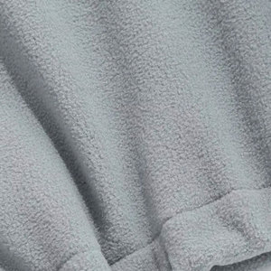 Sudadera Personalizada Cómoda con Cuello Alto y Media Cremallera, Manga Caída, Lisa, de Algodón y Poliéster - Product Image 3