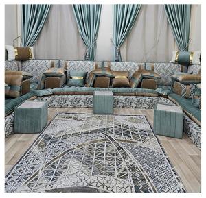 Canapé de style Majlis arabe, design classique, ensemble élégant pour salon, sièges d'angle luxueux, design gain de place - Product Image 1