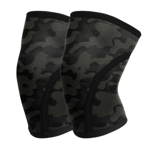 Manchon de compression pour genou en nylon élastique et respirant unisexe réglable avec service OEM Support d'haltérophilie personnalisable - Product Image 1