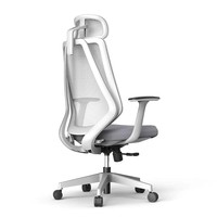 Chaise de direction en mesh avec structure en nylon et verrouillage d'inclinaison, contrôle manuel de la tension pour un inclinaison réglable