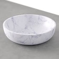 Bol à salade jetable en résine pour la décoration de la maison et les fêtes, design moderne personnalisable