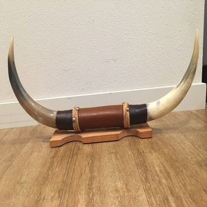 Decoración de Pared de Lujo con Cuerno de Vaca Pulido, Estilo Náutico y Romántico, Tamaño Personalizado y Colores Naturales para Decoración del Hogar - Product Image 2