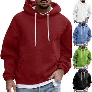 Sudadera con capucha y capucha para hombre, 100% algodón y la mejor calidad, precio al por mayor, último diseño, OEM, 2022 - Product Image 1