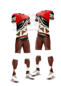 Uniforme de Fútbol Elite para Equipo, Transpirable, con Pantalones Cortos, Impresión por Transferencia de Calor, 100% Poliéster, Diseñado para Torneos - Product Image 1