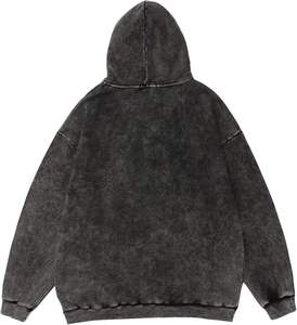 Sudadera con Capucha Casual con Estampado Gótico de Calavera para Hombre, Ropa de Moda de Talla Grande con Alfabeto Explosivo, Sudaderas para Hombre - Product Image 5