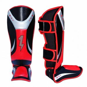 Espinillera de PU de alta calidad, empeine, diseño personalizado, protectores de piernas de lucha para adultos profesionales, calentadores directos de fábrica al por mayor - Product Image 1