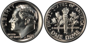 1975ที่หายาก Roosevelt Dime สะสมเหรียญสหรัฐ - Product Image 4