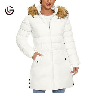 2025 Color sólido Casual mujer Parkas chaqueta acolchada ropa de calle nueva moda chaqueta acolchada a prueba de viento - Product Image 1