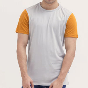 Camisetas de algodón liso de manga corta para hombre, venta al por mayor, camiseta informal de algodón 100% transpirable de alta calidad con logotipo personalizado en blanco para hombre - Product Image 2