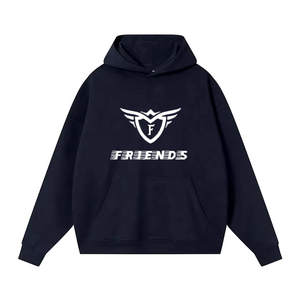 Pull à capuche pour hommes femmes grande taille Vintage haute qualité 100% coton hiver polaire Logo personnalisé fermeture éclair intégrale - Product Image 3