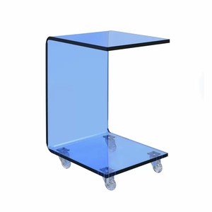 Meuble de rangement de chevet flottant en acrylique moderne, intelligent et simple pour les meubles de chambre à coucher ou de salon. - Product Image 1