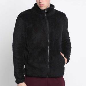 Hood Detachable Online Printed Article <b>Men</b> <b>Sherpa</b> <b>Jacket</b> Pocket Style Look Zipper Article <b>Men</b> <b>Sherpa</b> Fleece Hoodie - Product Image 1