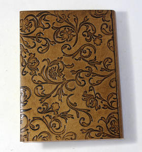 Journal en papier coton fait main de luxe personnalisé, couverture rigide en cuir vintage avec gaufrage pour le travail, les voyages et l'écriture - Product Image 4