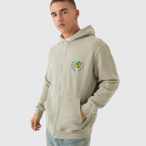 เสื้อฮู้ดแบบสวมหัวปักโลโก้ได้ตามต้องการเสื้อฮู้ดผ้าฝ้ายโพลีเอสเตอร์สแปนเด็กซ์ไซส์ใหญ่พิเศษ - Product Image 6