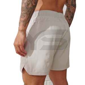 Short de sport d'été de haute qualité pour homme Tissu en maille à séchage rapide Logo brodé personnalisé Motif solide multicolore Style décontracté - Product Image 5