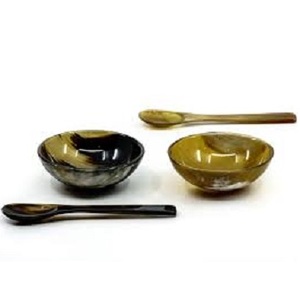 Vente chaude Bol De Service Corne Designer Corne Vaisselle Bol Naturel Pour Servir Salade Nouilles Vaisselle Bol Fabriqué À La Main Pour La Nourriture - Product Image 1