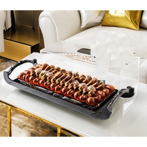 Bandeja para servir chocolate con alambre de Metal dorado de calidad Superior, bandeja para servir dulces de Chocolate decorativa de mesa estándar a la venta - Product Image 2