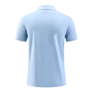 เสื้อโปโลที่มีโลโก้100% ผ้าฝ้ายสลิมฟิตเสื้อยืดสั้นยาวสั้นสไตล์ไฮสตรีทสไตล์พิมพ์ลายว่างเปล่าออกแบบได้ตามต้องการ - Product Image 4