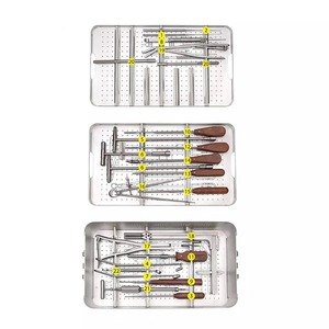 Jeu d'instruments à plaques de façonnage laminaire en acier inoxydable allemand Sets d'instruments chirurgicaux avec logo personnalisé Marque privée - Product Image 1