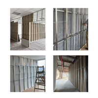 Système de profilés métalliques légers pour cloisons et ossatures de cloisons, profilés en acier pour cloisons sèches démontables, pour murs modulaires reconfigurables