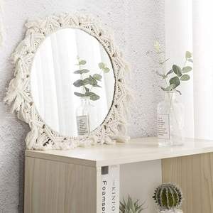 Espejo de cuerda de calidad duradera recién llegado para fines decorativos interiores disponible en forma y tamaño personalizados - Product Image 6