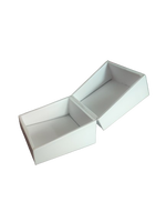 Cajas de Joyería Magnéticas Rígidas Blancas Pequeñas y Elegantes RTS, Ecológicas, Recicladas, Hechas a Mano, con Logotipo Personalizado, Laminación Mate y Recubrimiento UV
