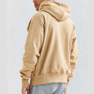 Sweat-shirts à capuche en molleton pour hommes, grande taille, 350 grammes, avec logo personnalisé brodé, coupe classique, tissage inversé, pour l'hiver - Product Image 3