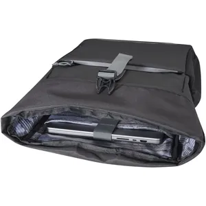 Mochila Ecológica Roll-Top Promocional Aqua para la Escuela y el Trabajo - Product Image 4