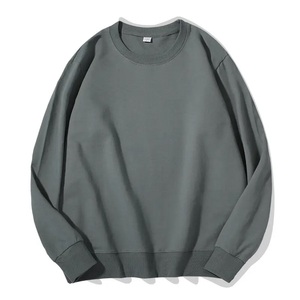 GAF OEM Custom Manufacturer Oversized Long Sleeve Crewneck <b>Sweatshirts</b> Plain Embroidered Fleece Thick Pullover Solid O-Neck - Product Image 6