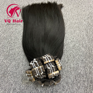 Meilleure vente bande de cheveux 100% faisceaux de cheveux humains vierges bruts non transformés cheveux alignés sur les cuticules - Product Image 1