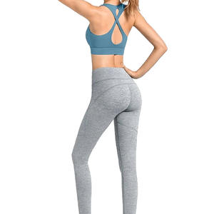 Sujetador deportivo de último estilo para mujer y tejido suave de poliéster 100% logotipo personalizado mejor diseño Sujetador deportivo - Product Image 6