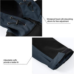 Vestes de sport d'extérieur d'hiver pour hommes avec logo personnalisé Vestes de travail coupe-vent vente en gros - Product Image 6