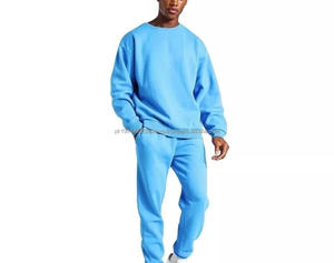 Conjunto Deportivo de Invierno de Dos Piezas para Hombre, Talla Grande, Transpirable, Sudadera con Cuello Redondo, Pantalones para Correr, Logotipo Personalizado, Resistente al Viento, Venta al por Mayor - Product Image 1